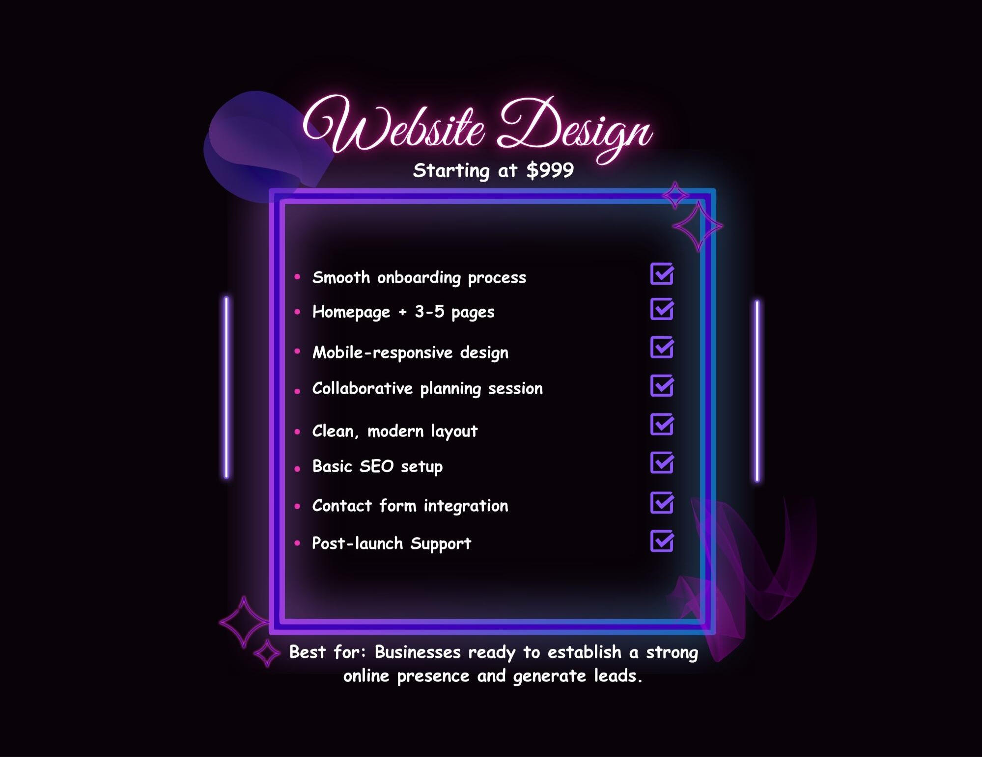 imagery Web design price